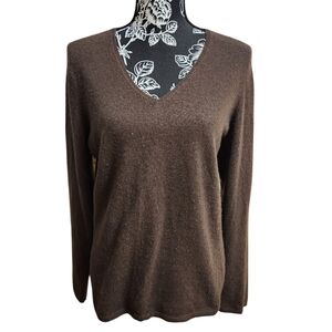 K Cira Cashmere V-Neck Sweater